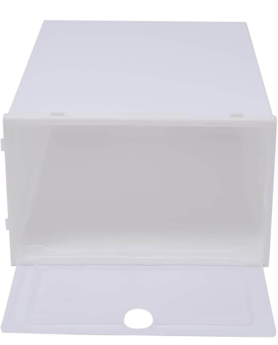 24pack Shoe Storage Box Organizer, Clear White - photo 5