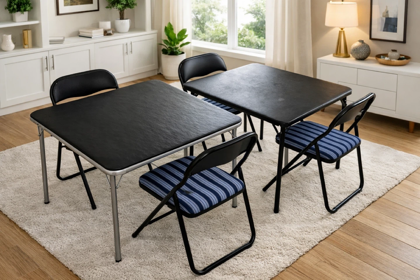 Folding Card Table and Chairs Set