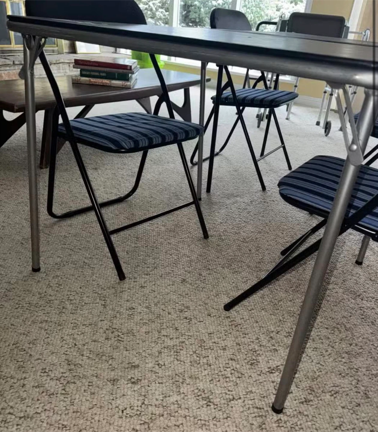Folding Card Table and Chairs Set - photo 2