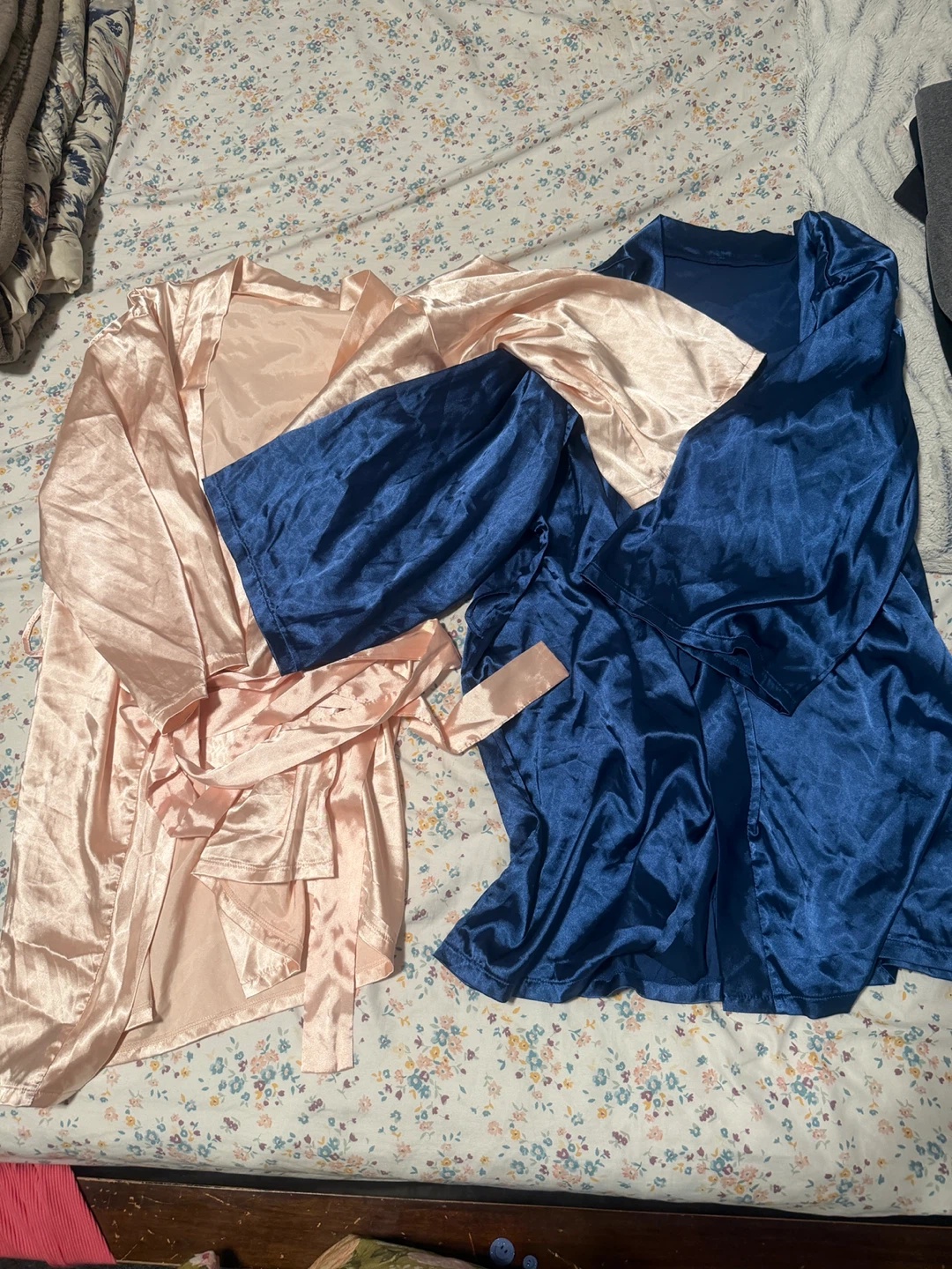 Shien Silk Robes - Pink and Blue