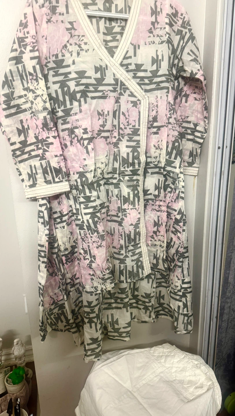 Khaadi Angrakha Dress - Size M 2 pcs