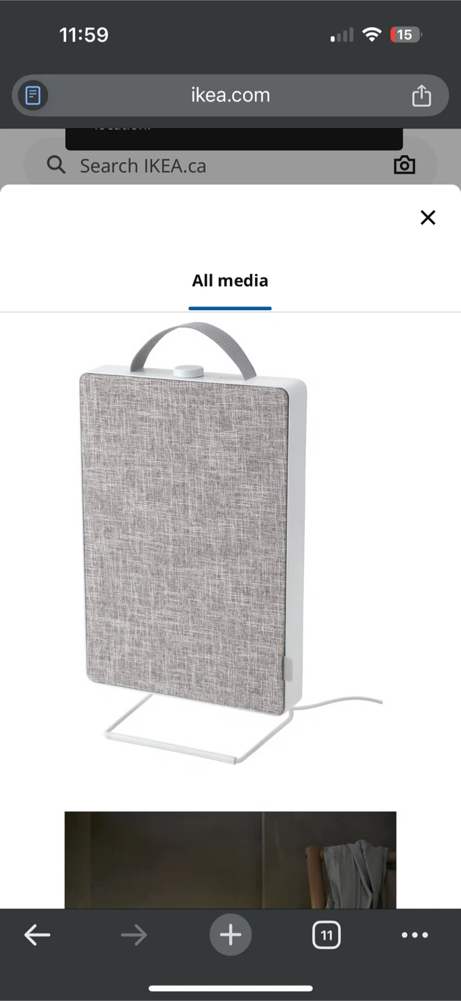 IKEA FÖRNUFTIG Air Purifier - White
