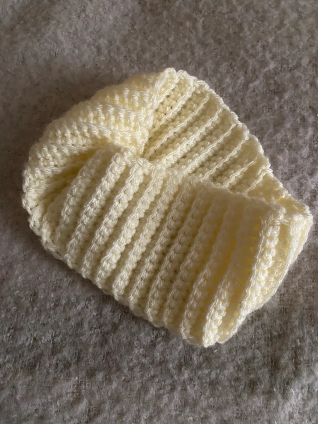 Handmade Knitted Cream-Coloured headband - photo 2