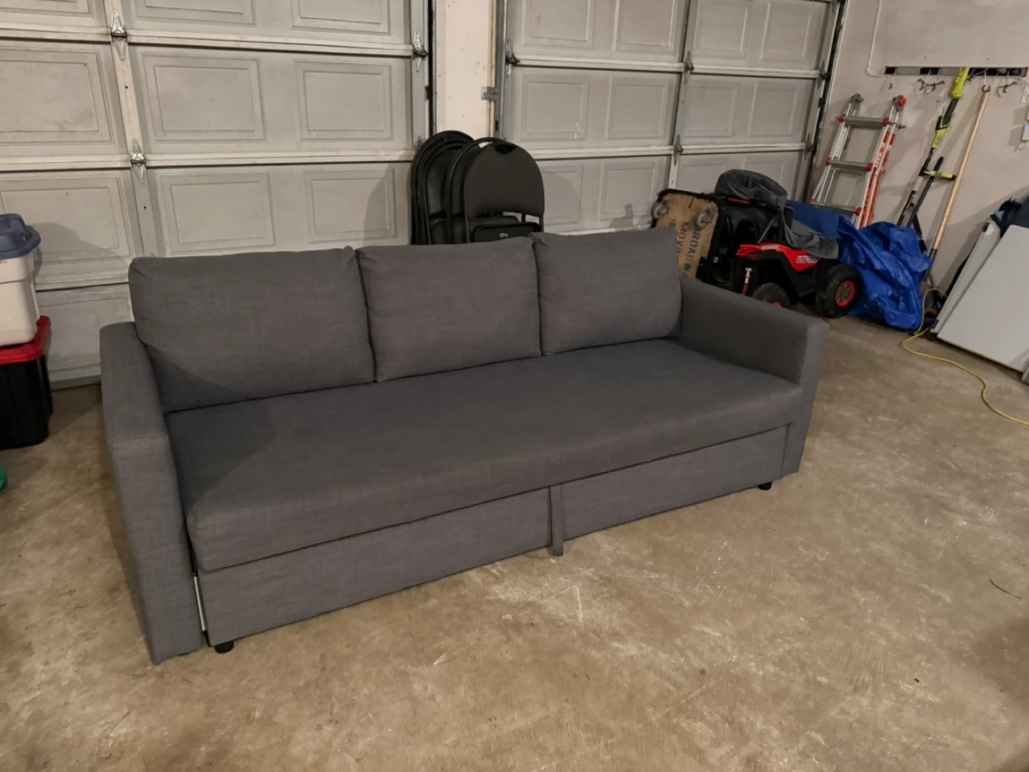 IKEA FRIHETEN 3-seat sofa-bed - Skiftebo blue