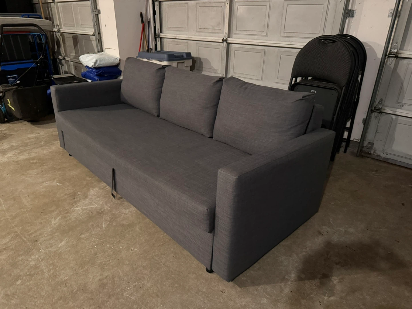IKEA FRIHETEN 3-seat sofa-bed - Skiftebo blue - photo 2