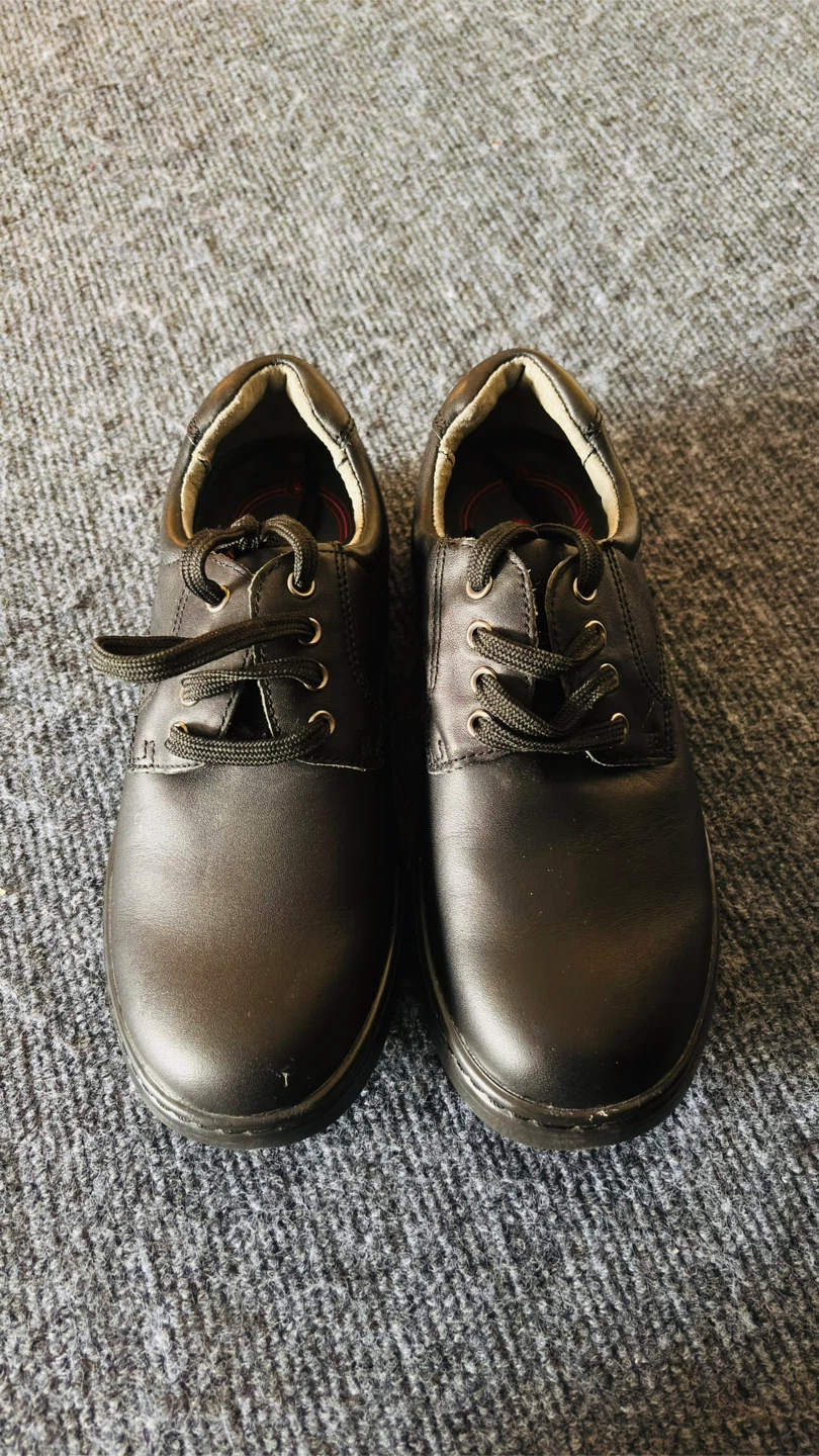 Men's Black Leather Dress Shoes Size 10