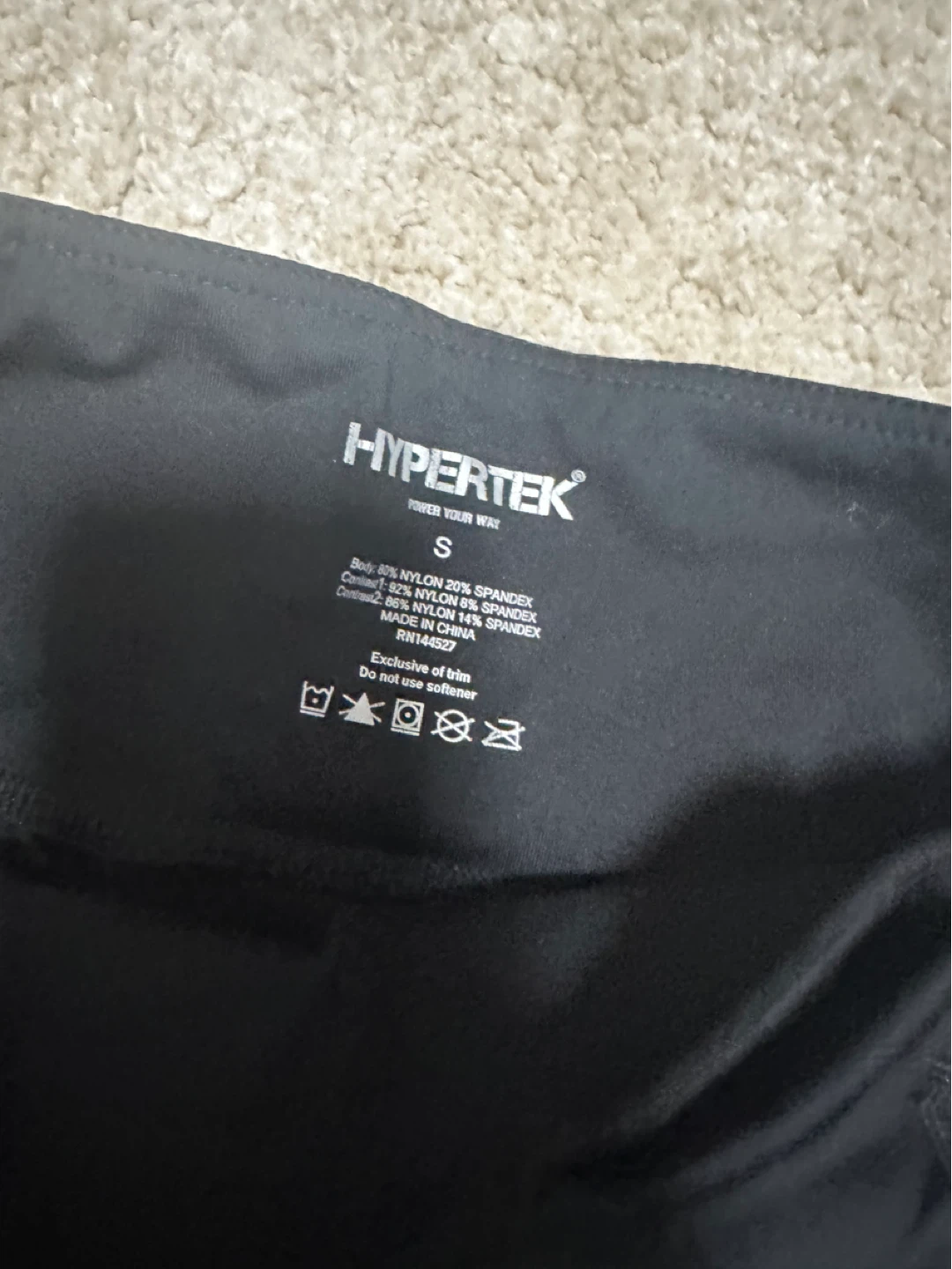 Hypertek Black Leggings - Size S - photo 2