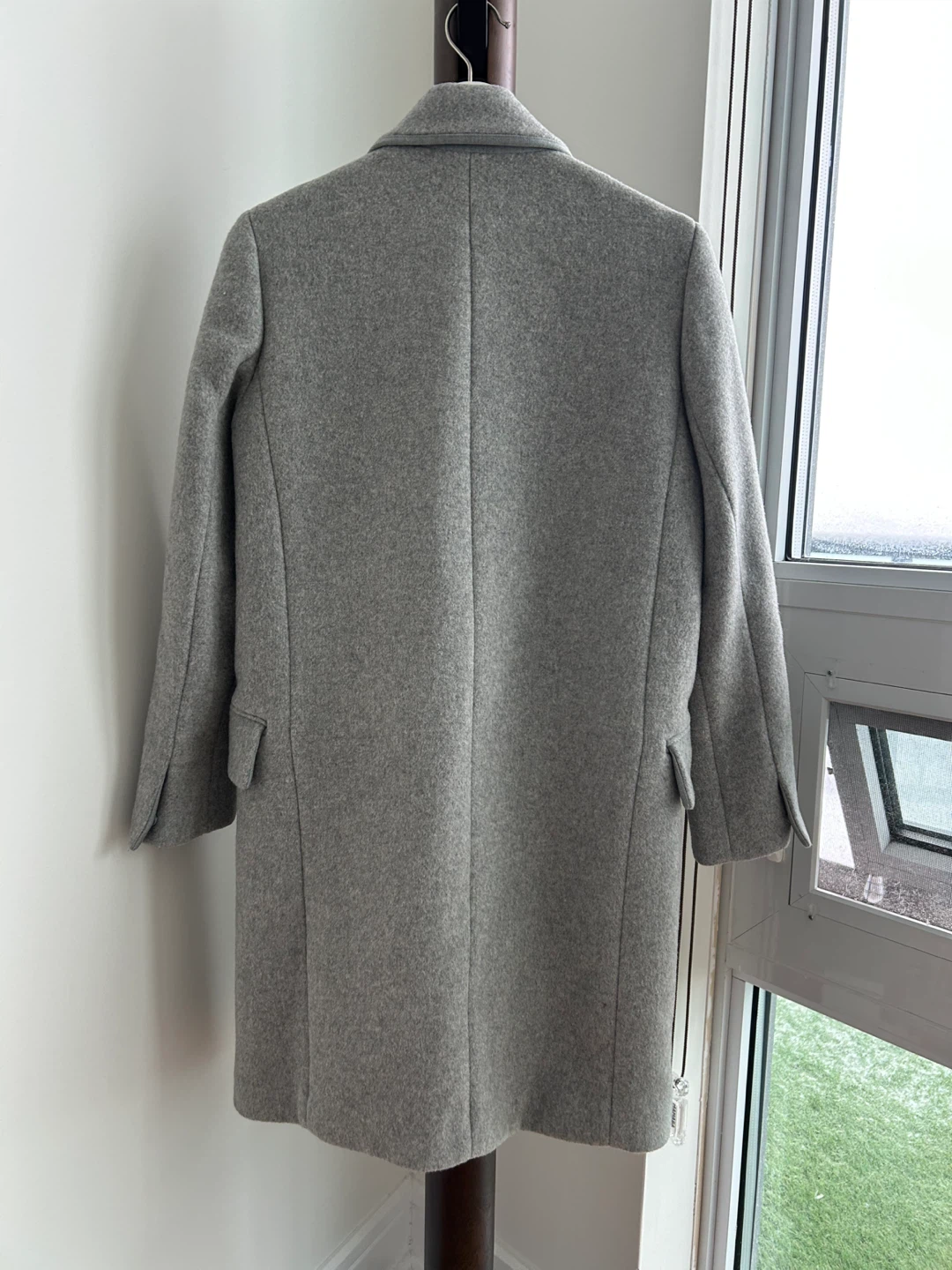 Grey Wool Blend Coat - Korean designer brand - photo 2