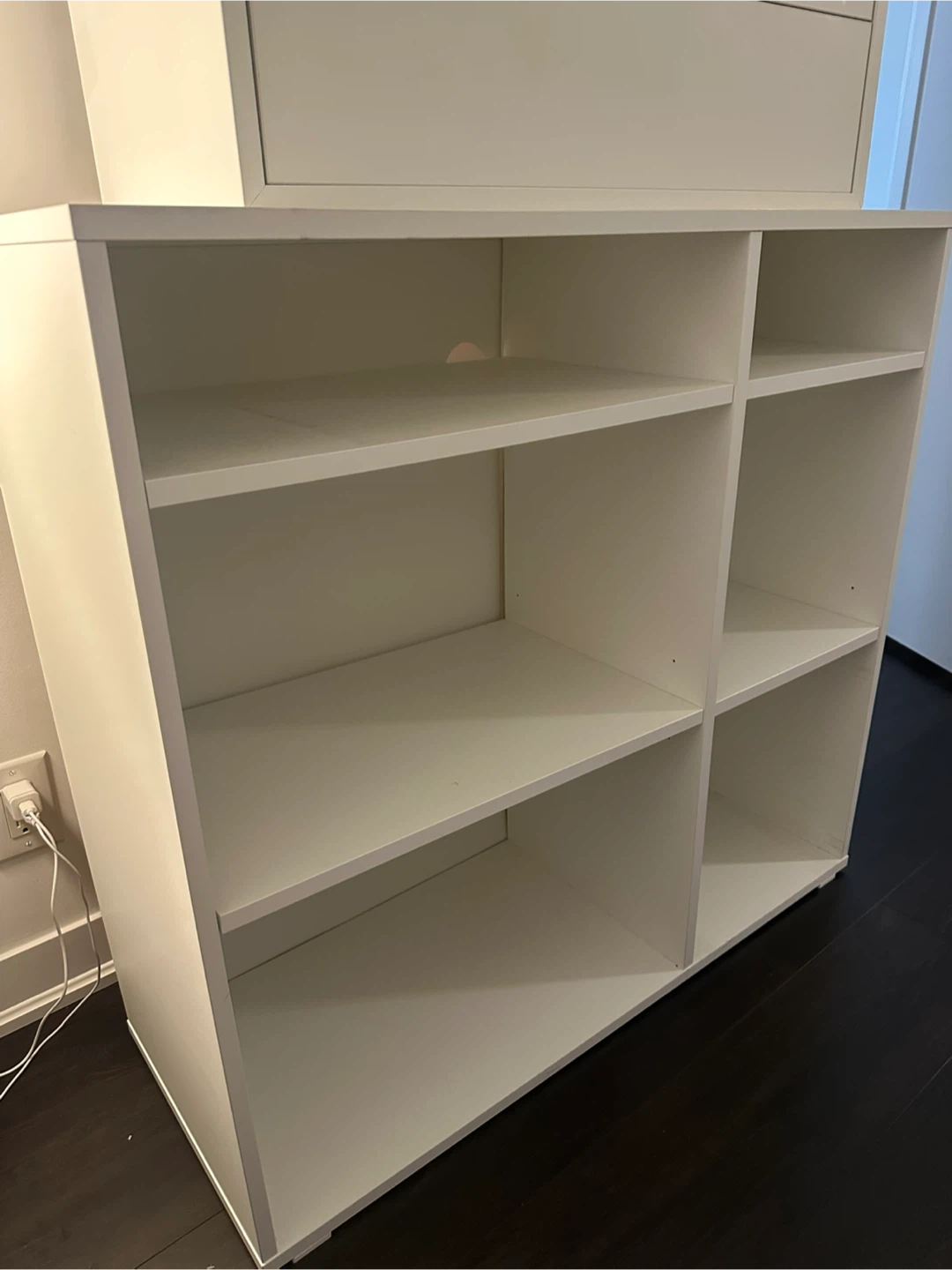 IKEA White Shelf Unit - photo 2