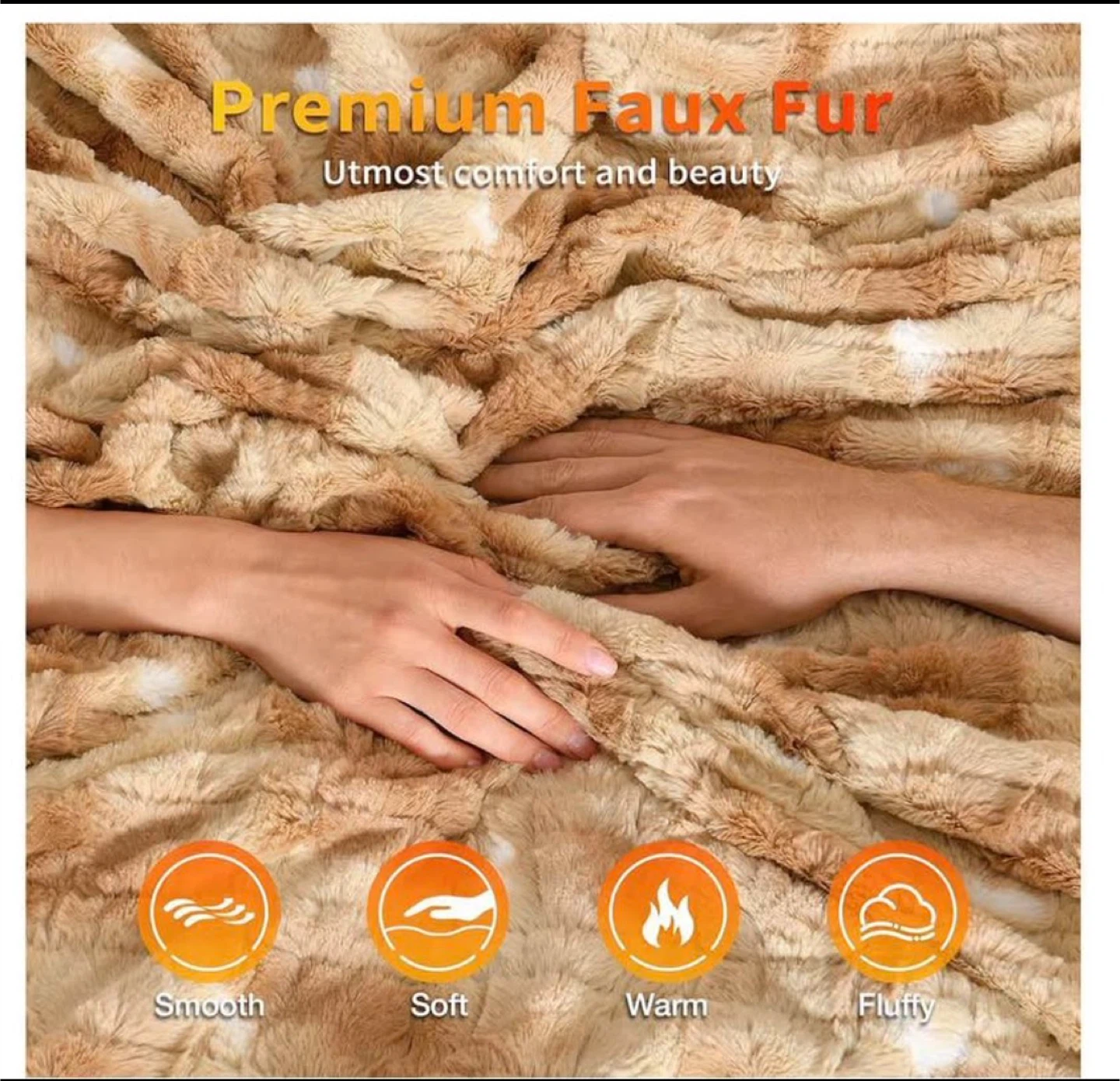 WOOMER Heated Blanket - Twin Size, Beige - photo 5