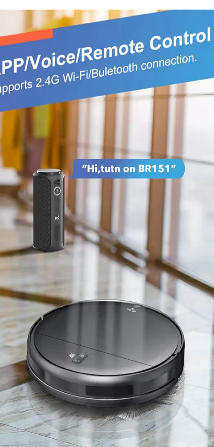 BR151 Robot Vacuum - Remote & App Control - photo 4
