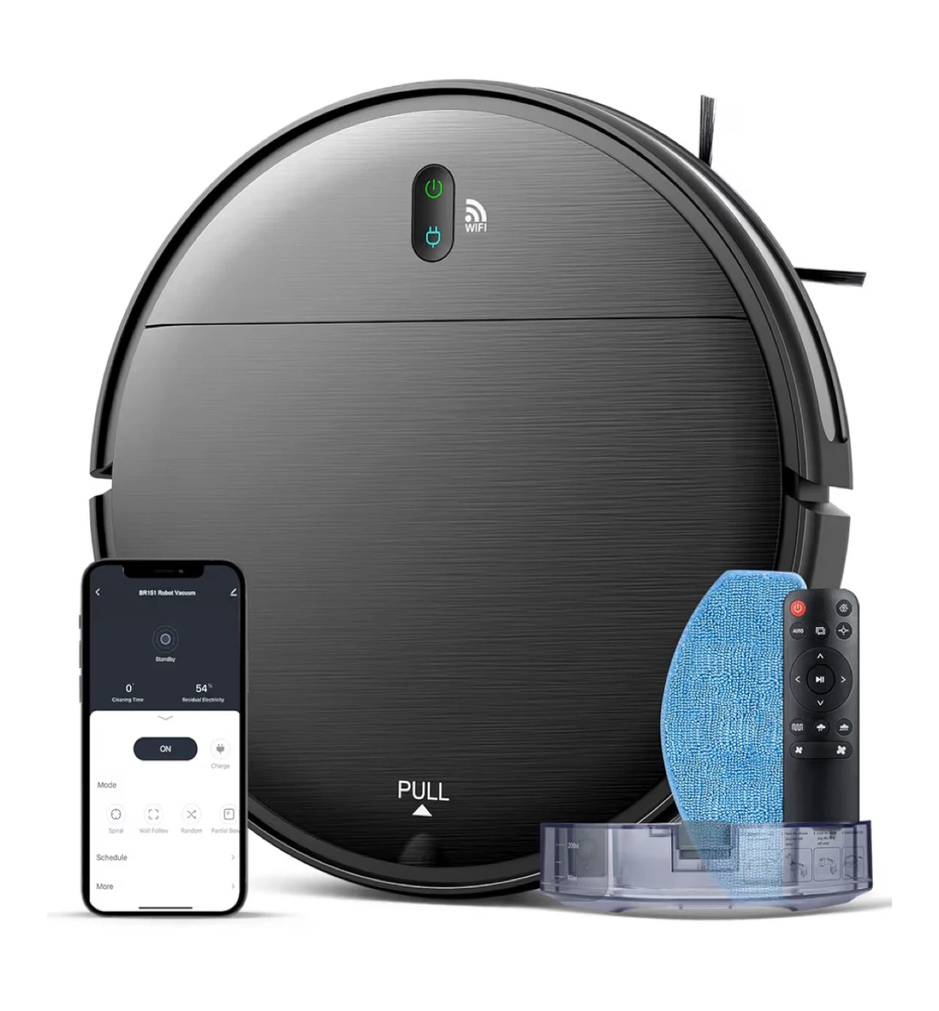 BR151 Robot Vacuum - Remote & App Control