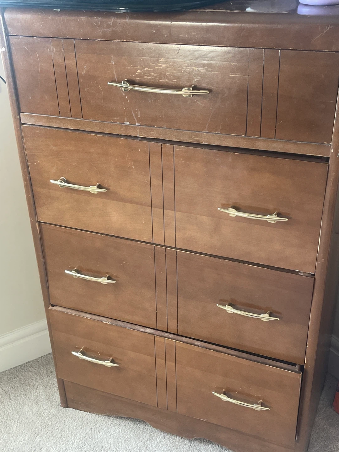 Wooden Dresser with Drawers