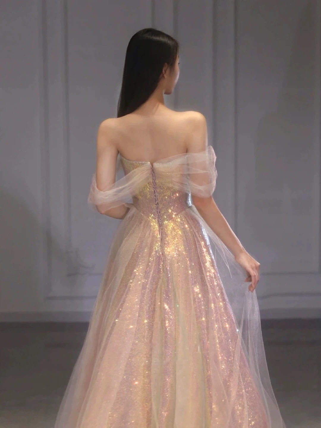 BRAND NEW 🥕 Alice Elegant Mermaid Gown Off-Shoulder Tulle - photo 4