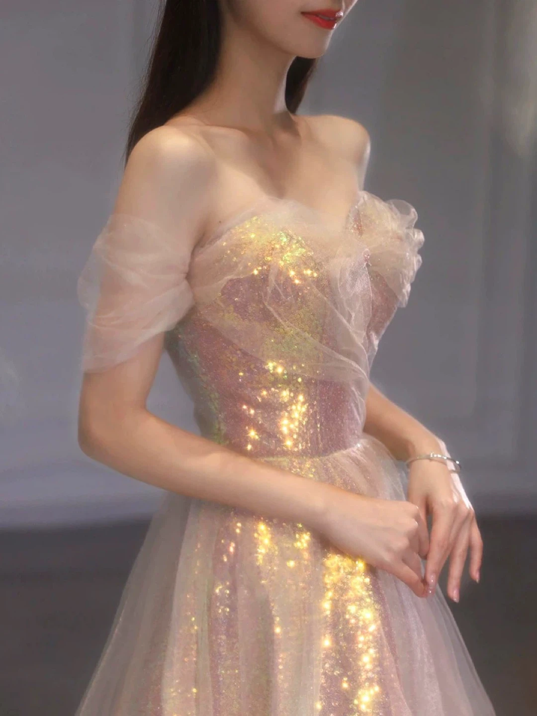 BRAND NEW 🥕 Alice Elegant Mermaid Gown Off-Shoulder Tulle - photo 5
