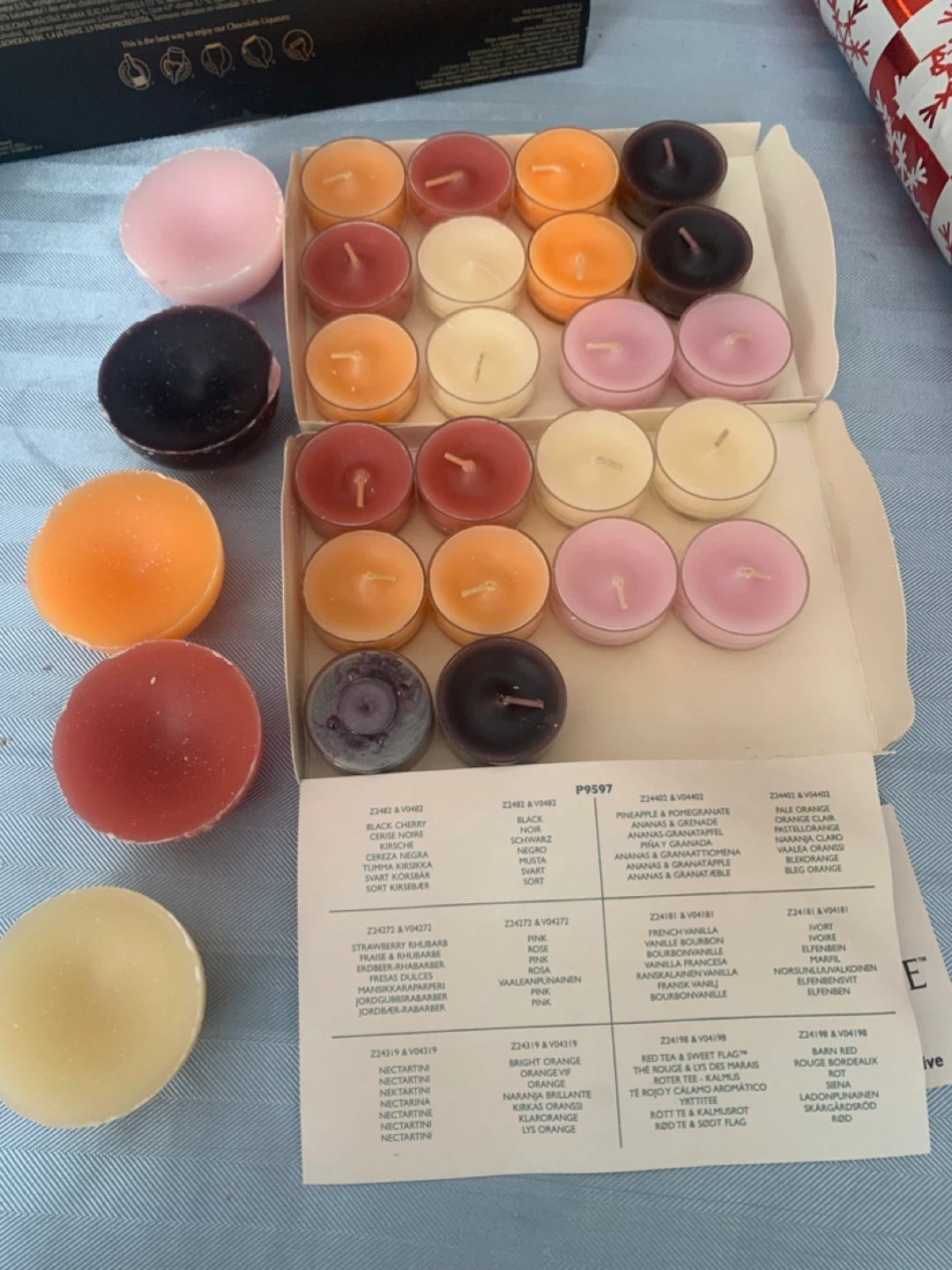 Partylite candles (various shapes and sizes) 🥕