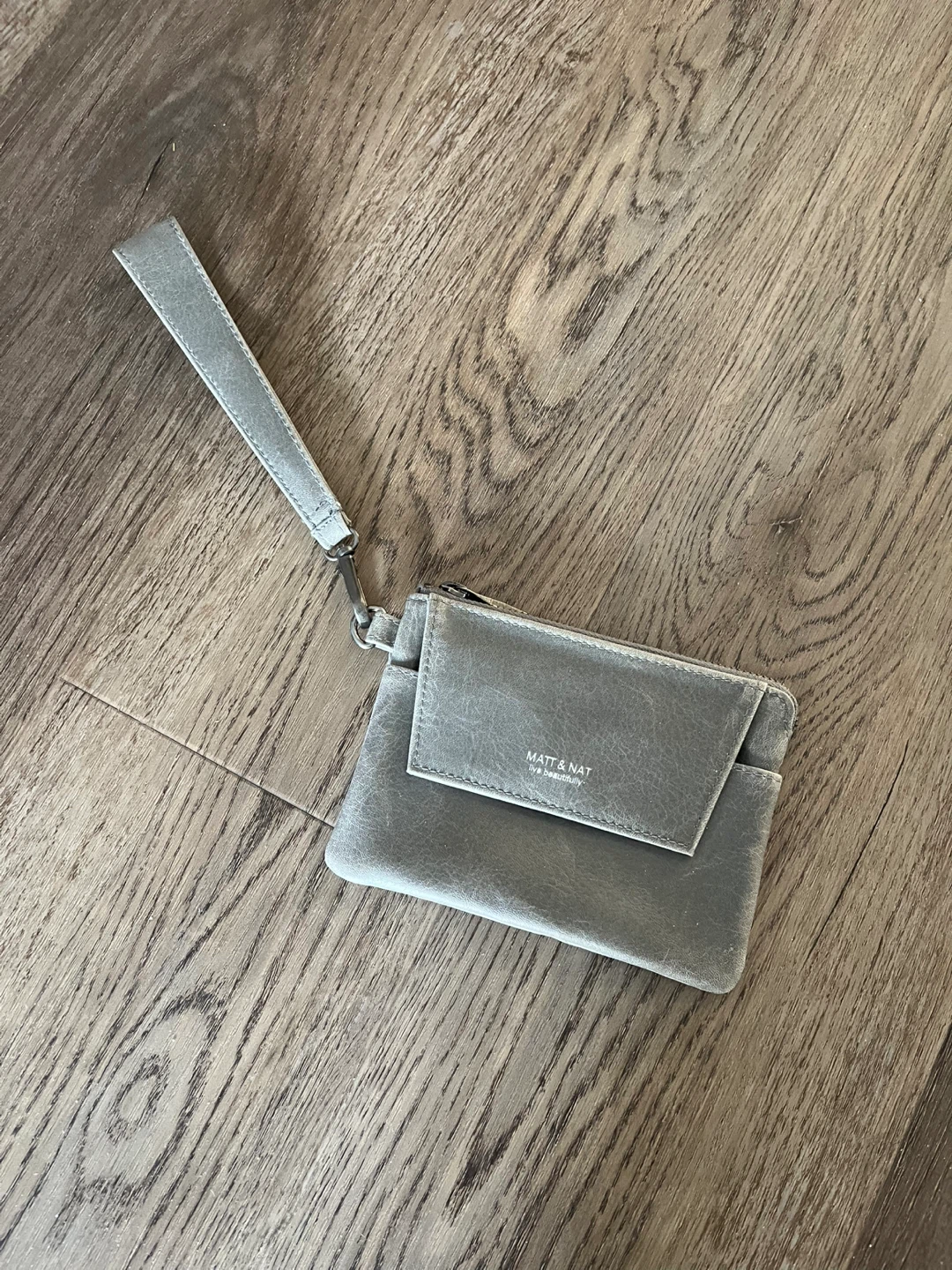 Matt & Nat Grey Wristlet Wallet