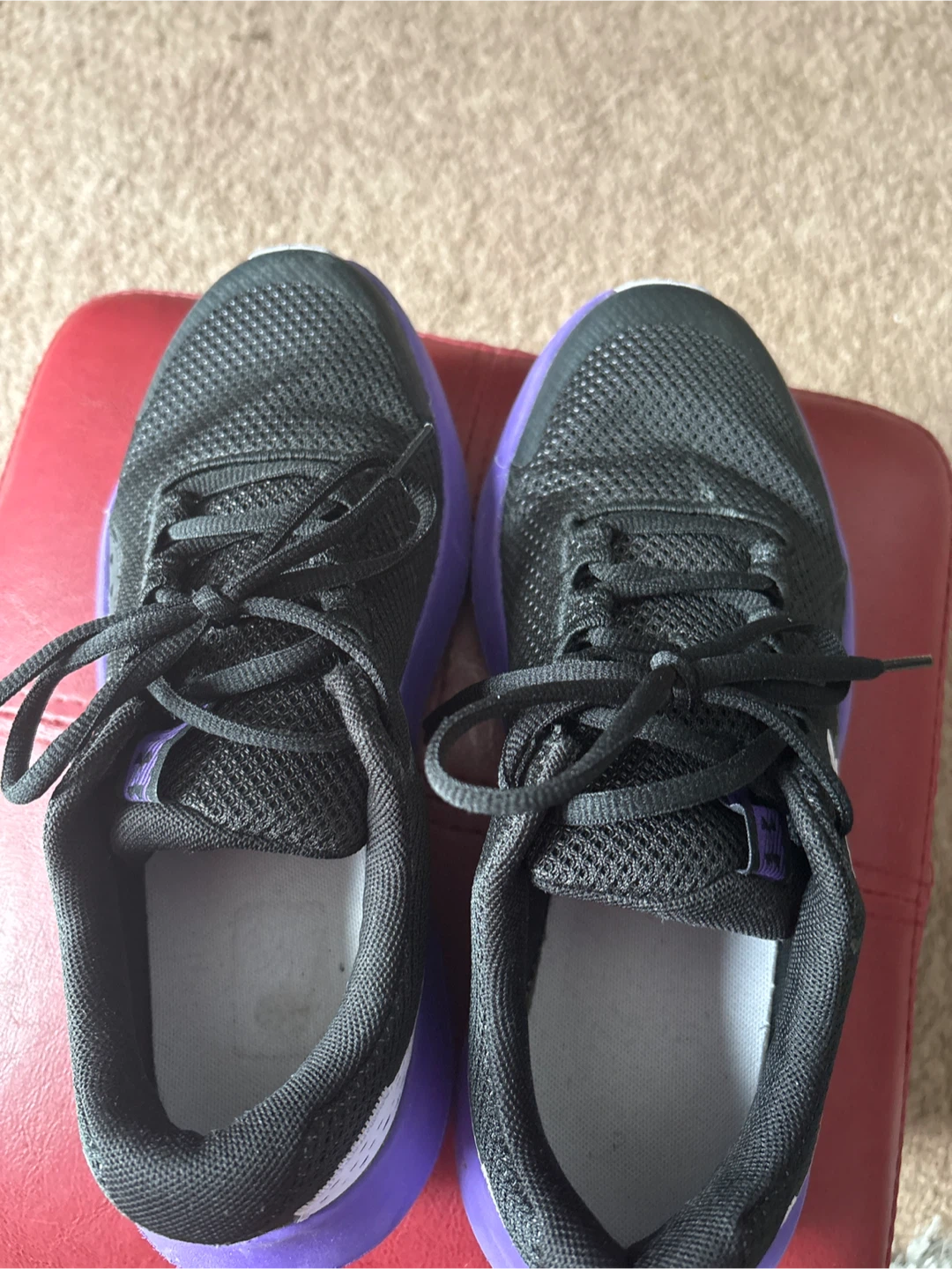Under Armour Running Shoes - Black & Purple