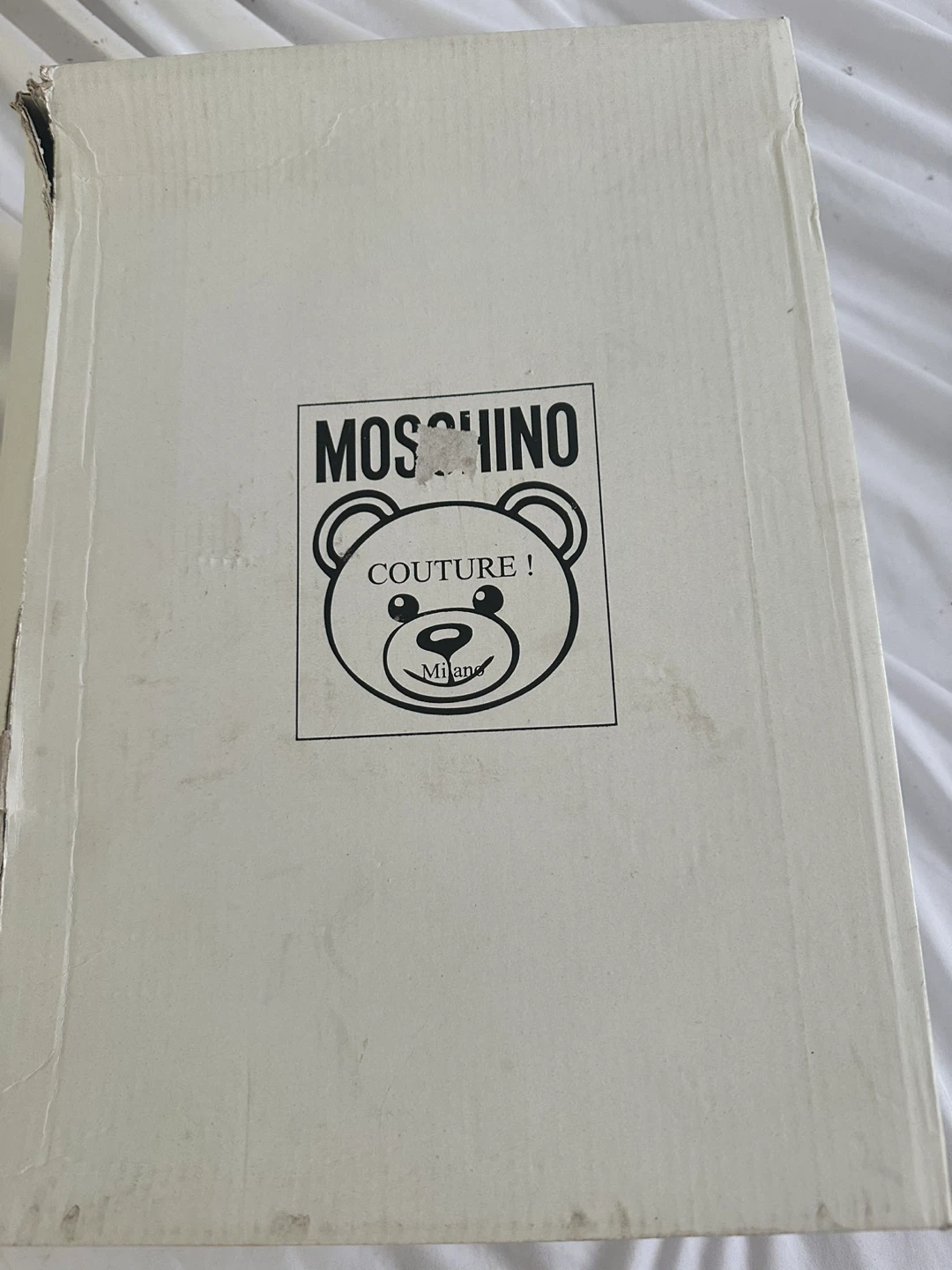 Moschino Couture! Teddy Bear Sneakers