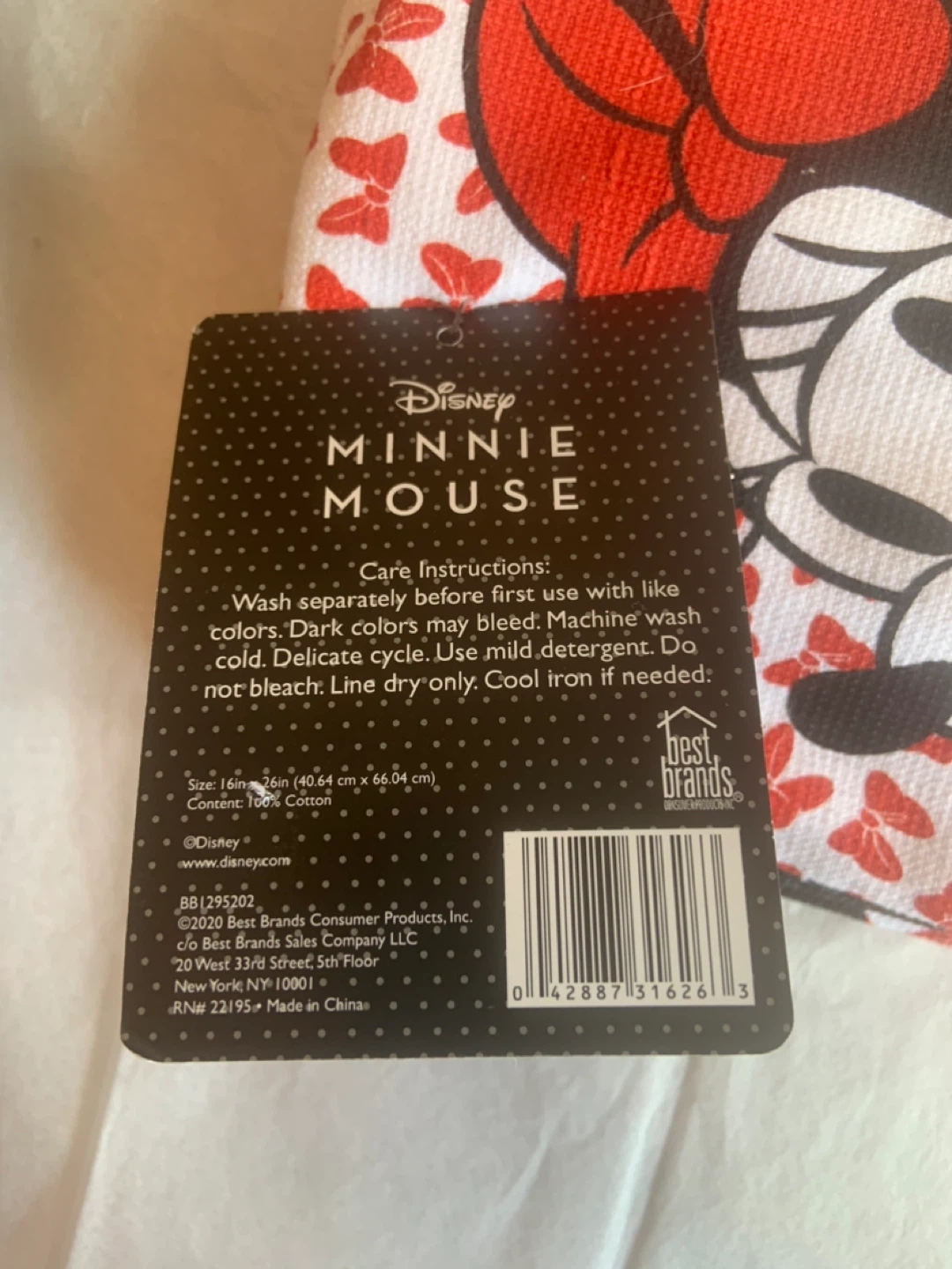 New Disney Minnie Mouse Kitchen Towels 2-Pack - photo 4