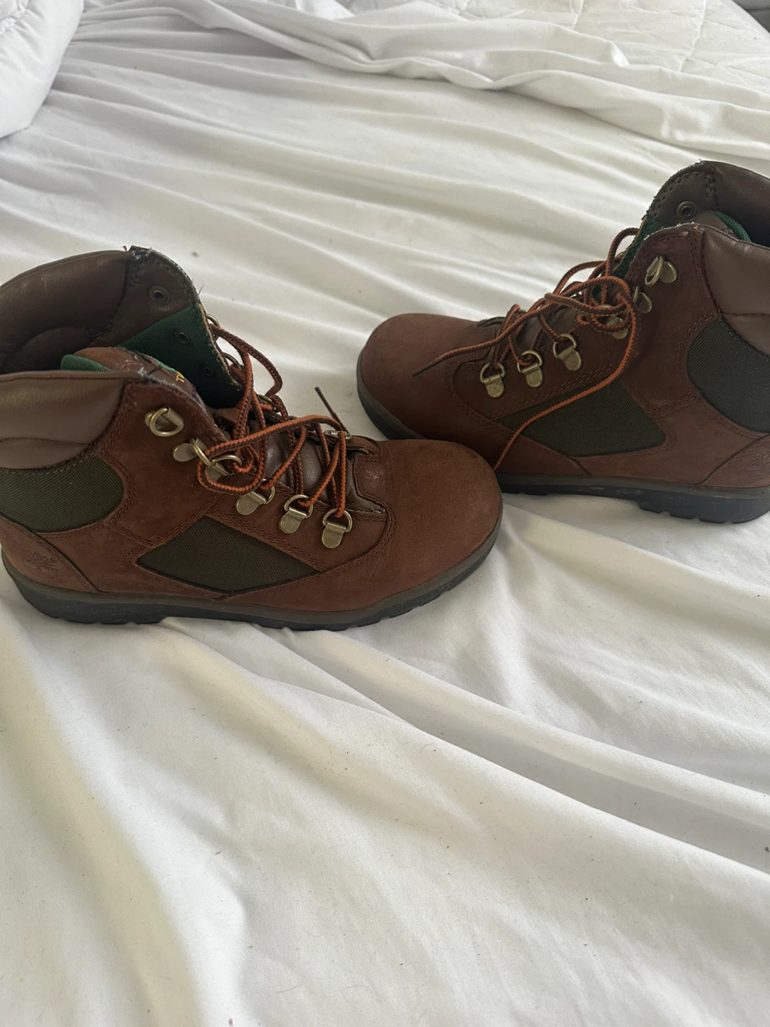 Timberland Brown Leather Hiking Boots