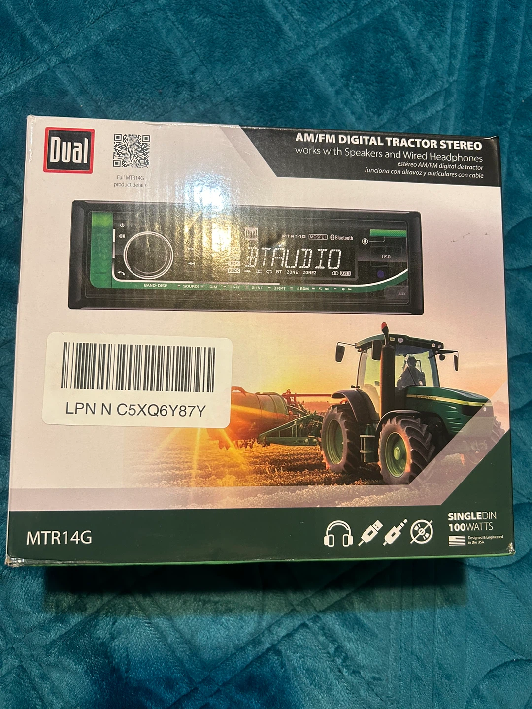 Dual MTR14G AM/FM Digital Tractor Stereo - New!