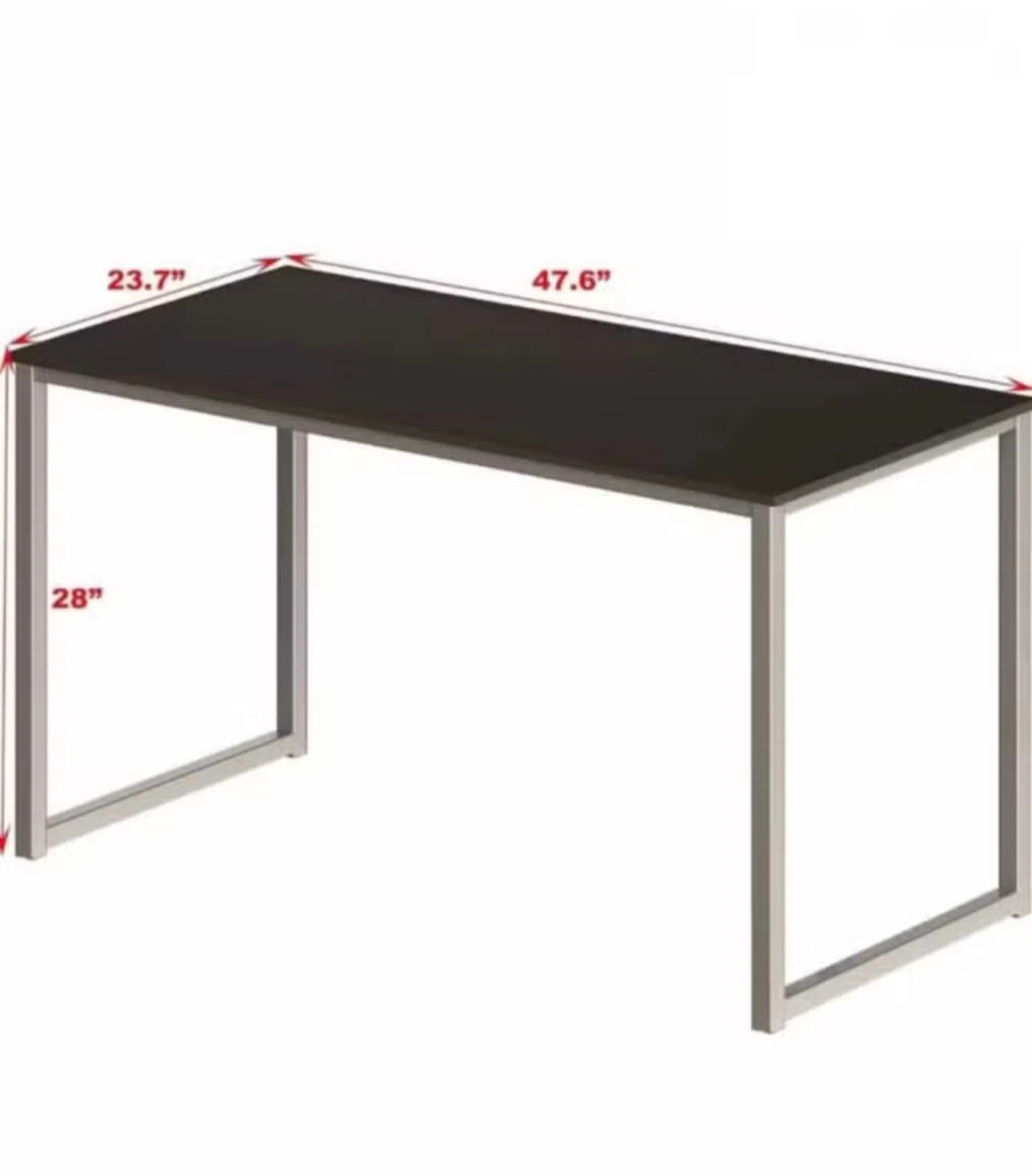 Office Desk (47.6" x 23.7" x 28")