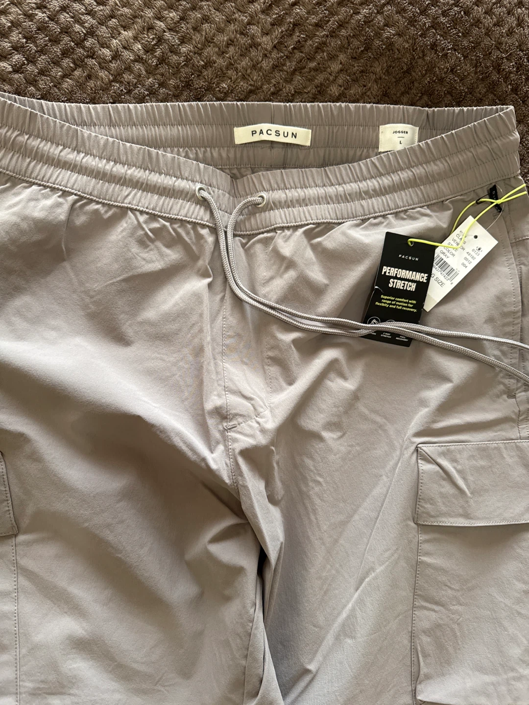 Pacsun Performance Stretch Gray Pants LRG - photo 2