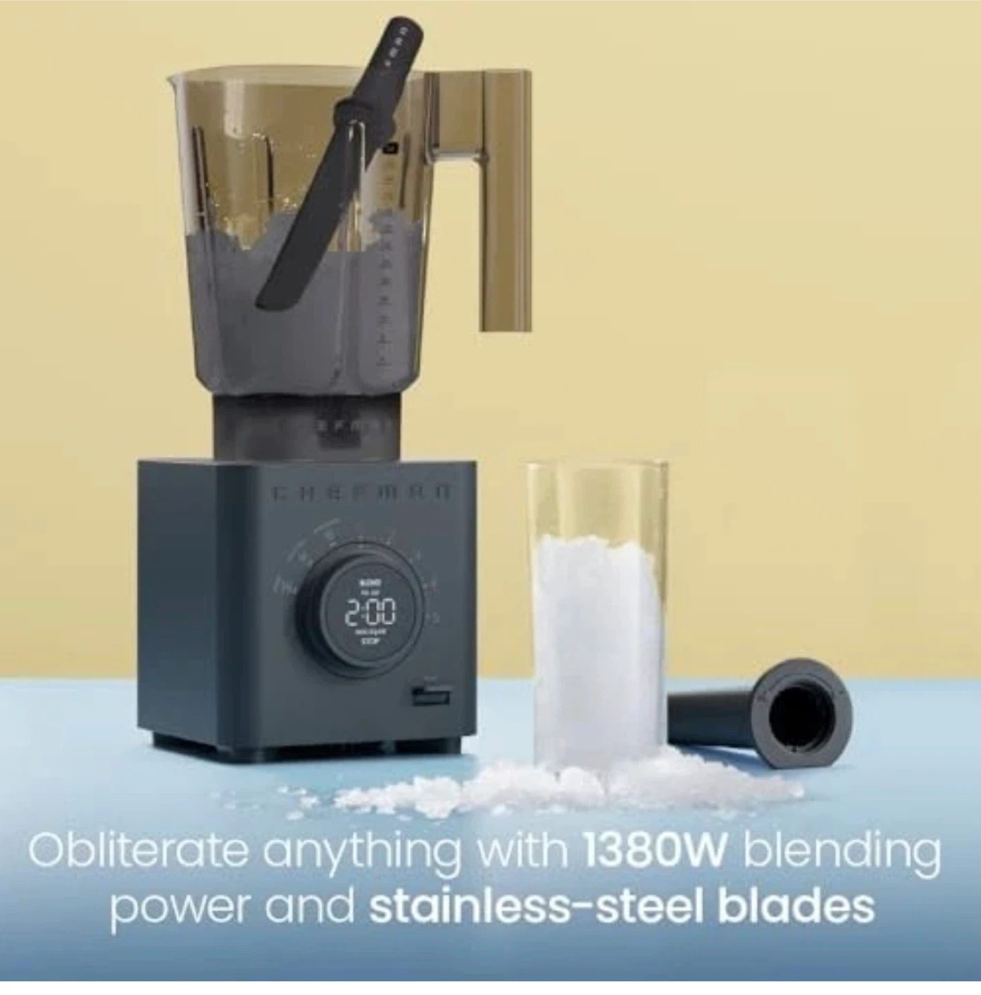 CHEFMAN OBLITERATOR 48 OZ COUNTERTOP BLENDER, 1380W - photo 2