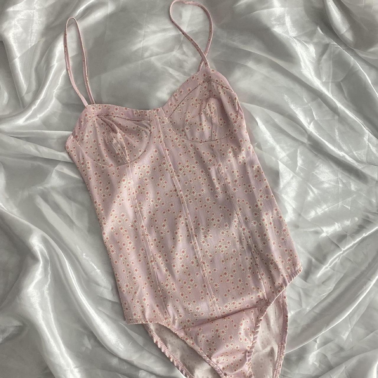 Zara Floral Print Bodysuit - Size Small