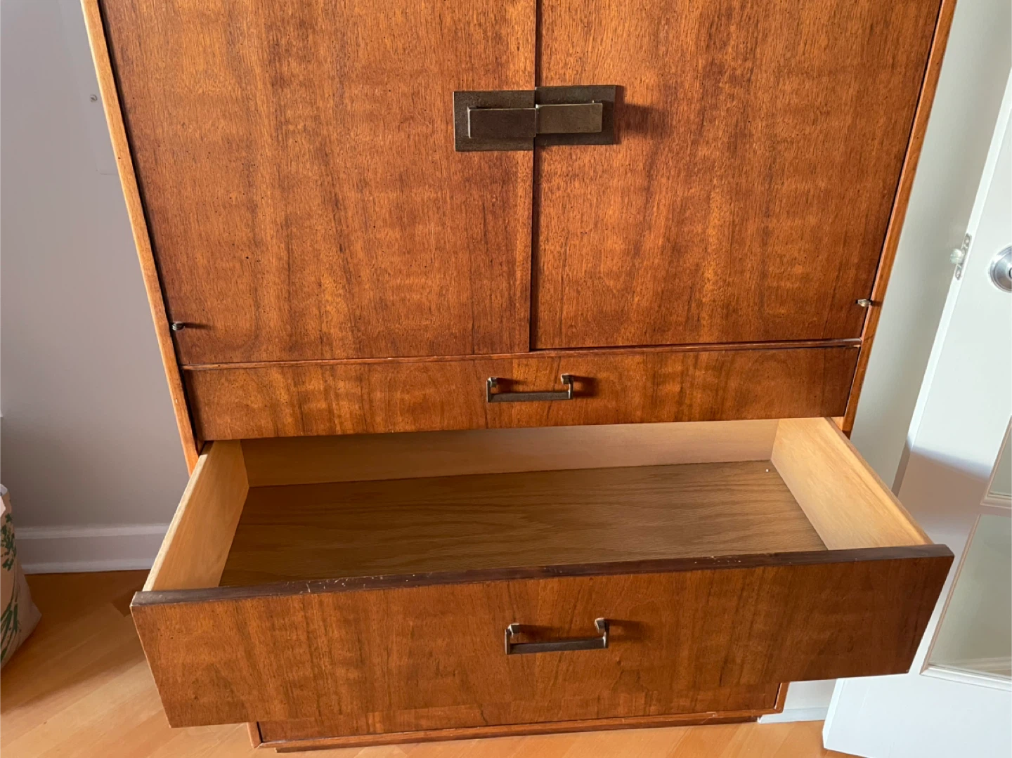 Vintage Wooden Armoire Cabinet - photo 3