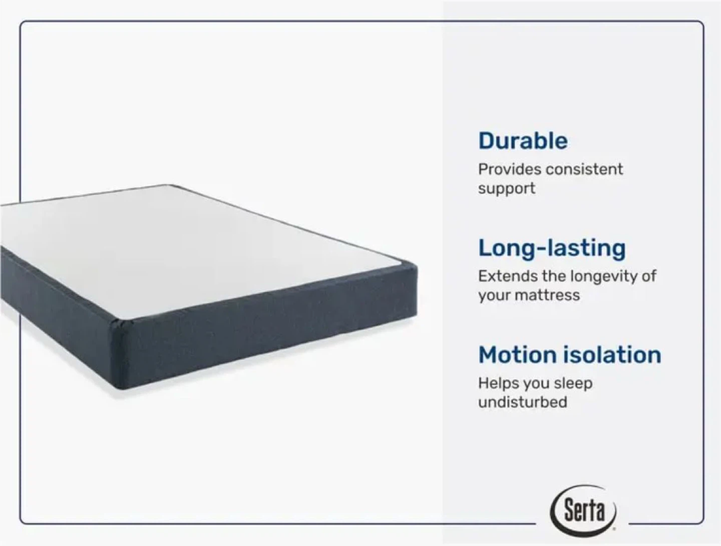 Serta Durable Bed Foundation - photo 3