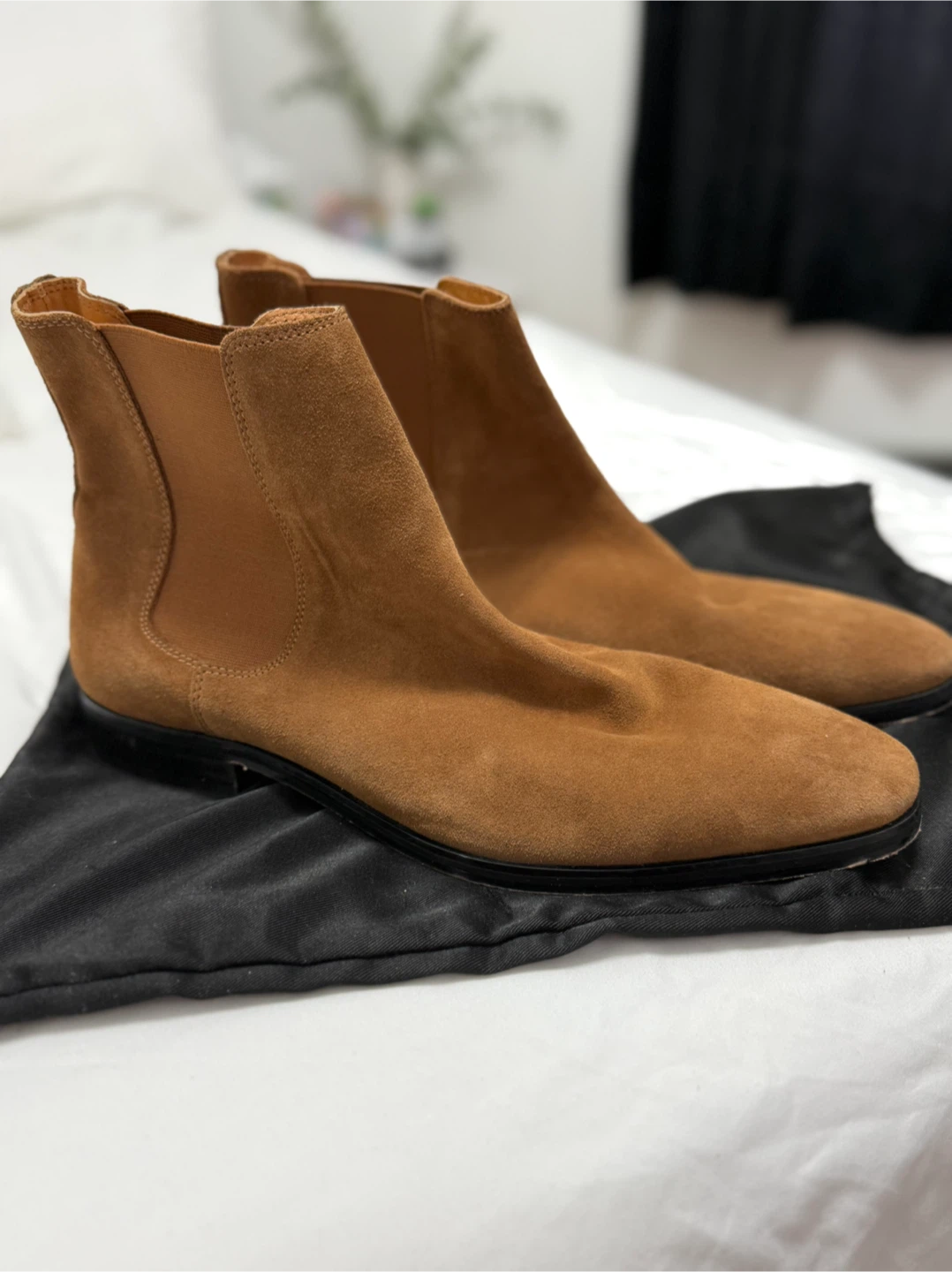 Express Brown Suede Chelsea Boots - Size 11