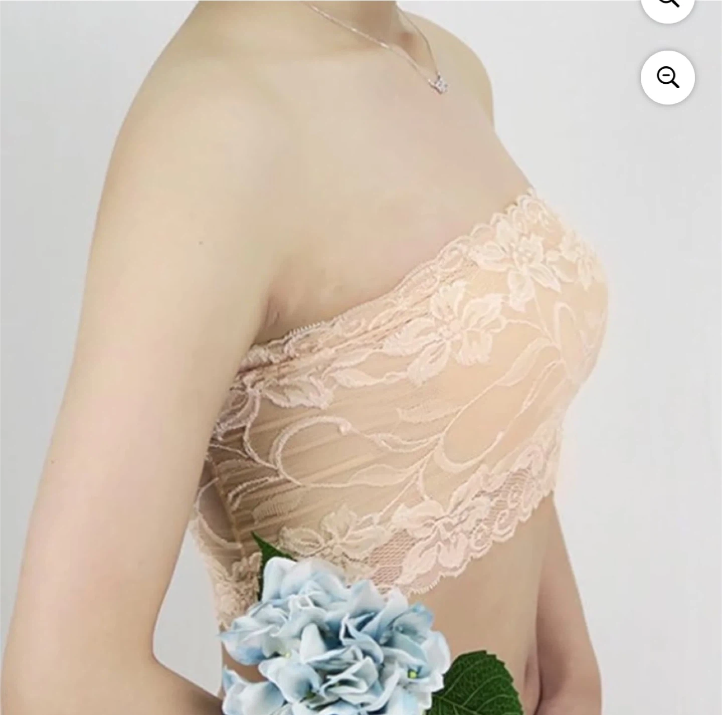 Floral Lace Mock Camisoles - Beige, White, Black - photo 3