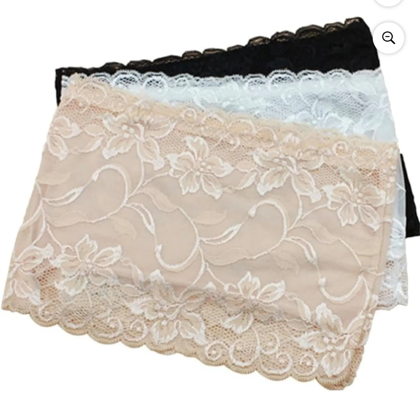 Floral Lace Mock Camisoles - Beige, White, Black