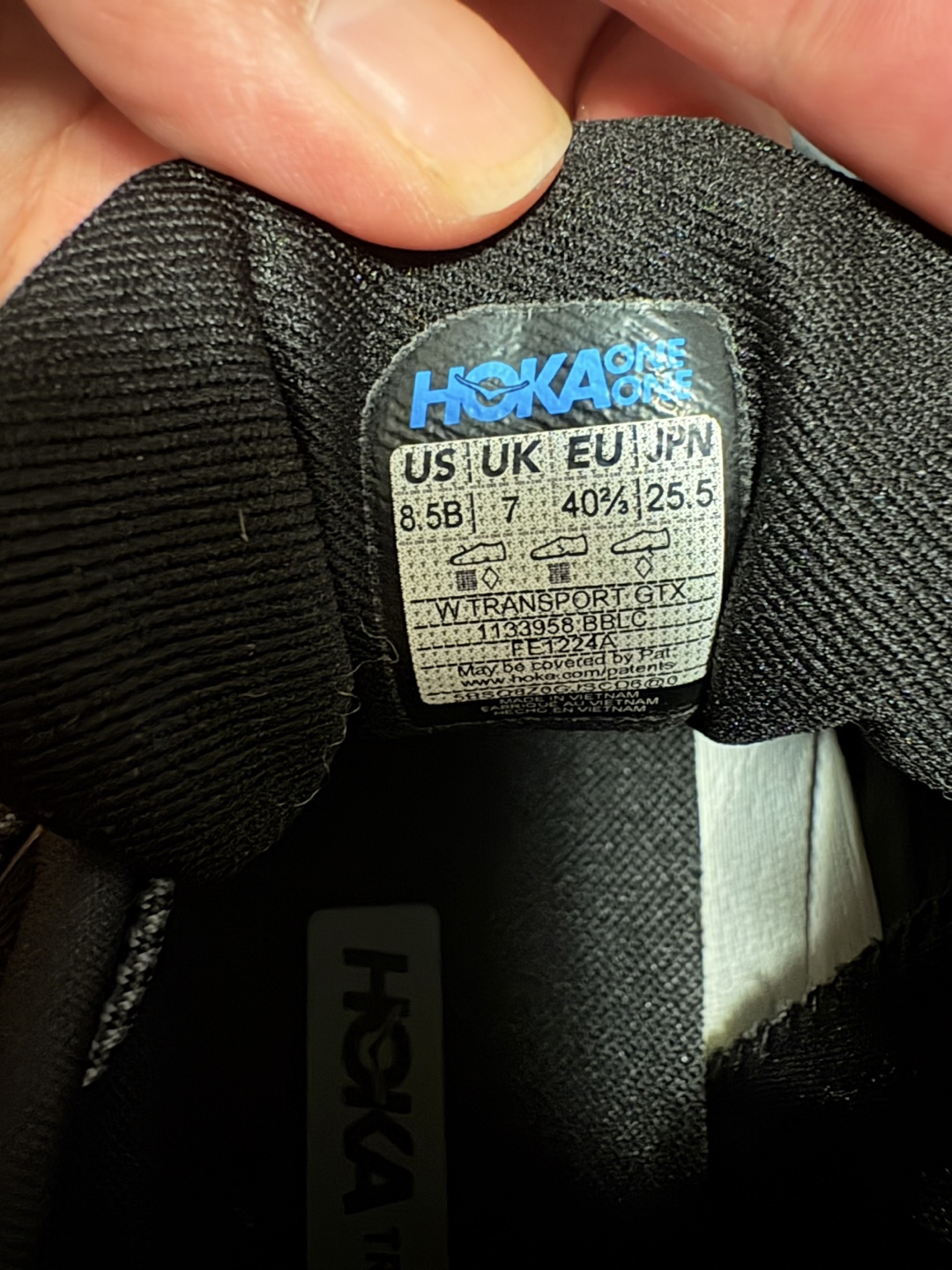 Hoka Transport GTX Women's Size 8.5 B Black - photo 5