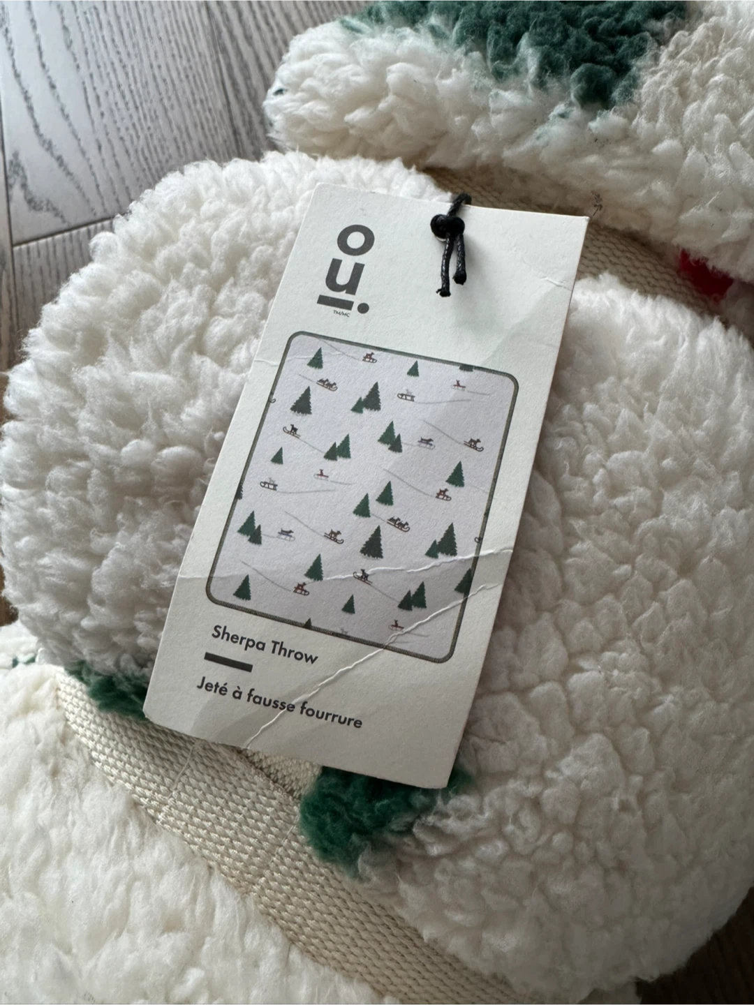 OUI Sherpa Throw Blanket - BRAND NEW - photo 2
