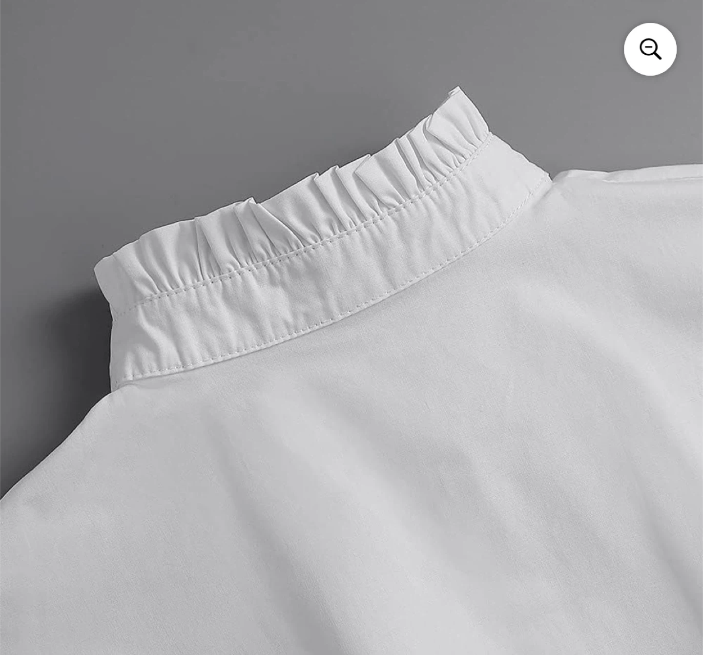 Detachable Ruffle Collar - White - photo 4