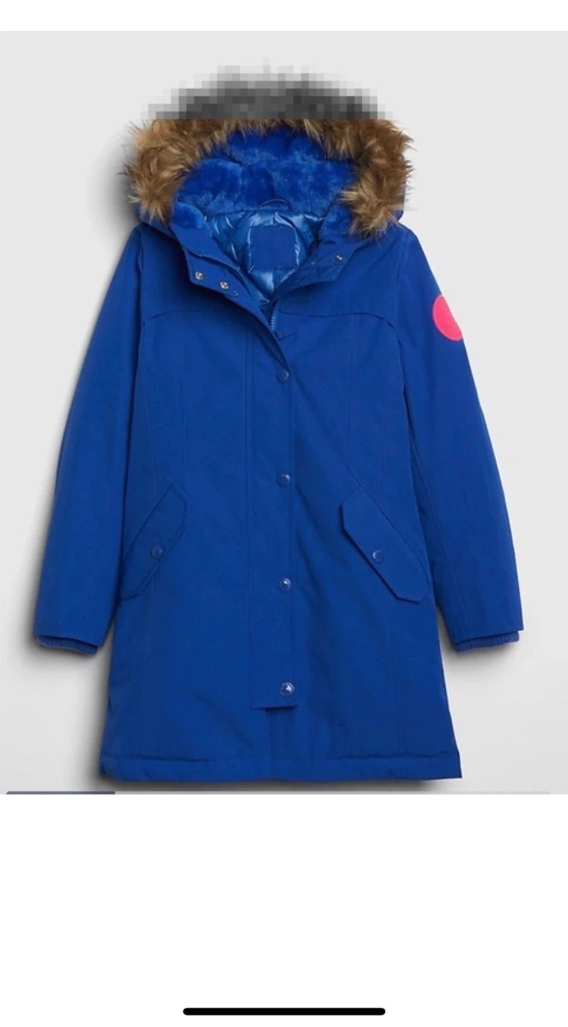 GAP Kids Blue Winter Parka XL - photo 2