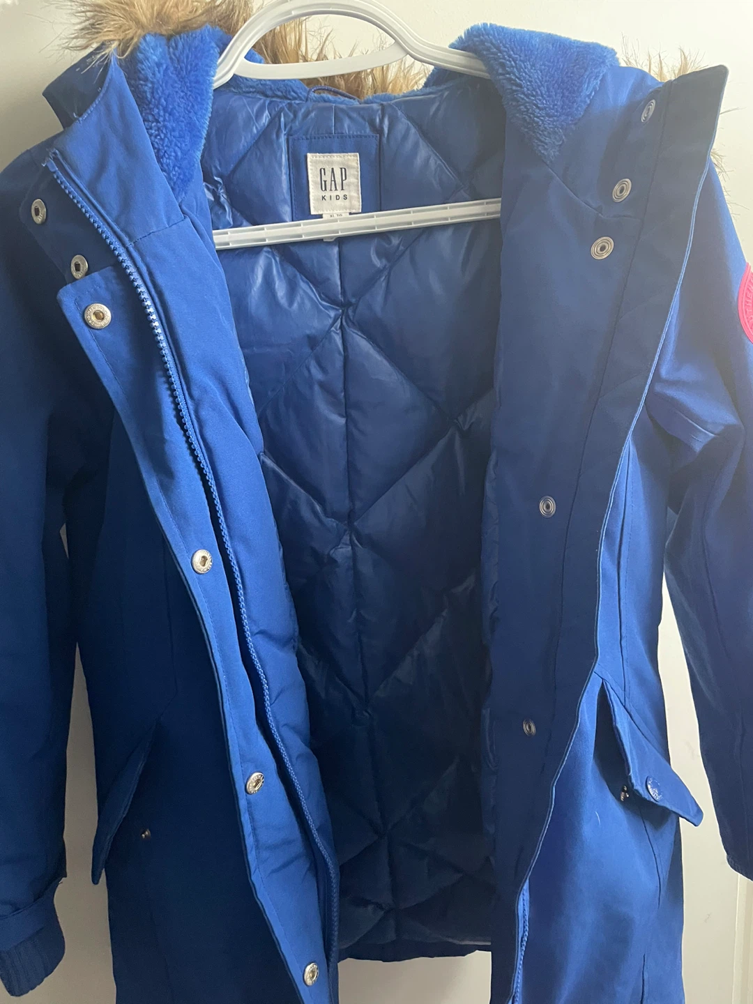GAP Kids Blue Winter Parka XL - photo 3