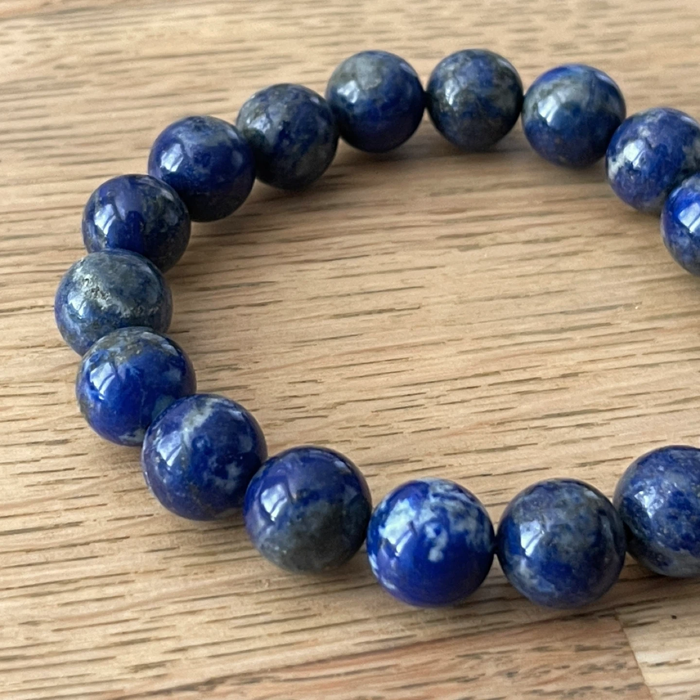 Lapis Lazuli bracelet (12mm bead) - Intuition