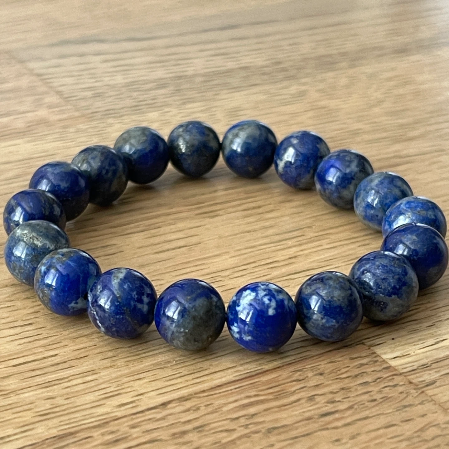 Lapis Lazuli bracelet (12mm bead) - Intuition - photo 2