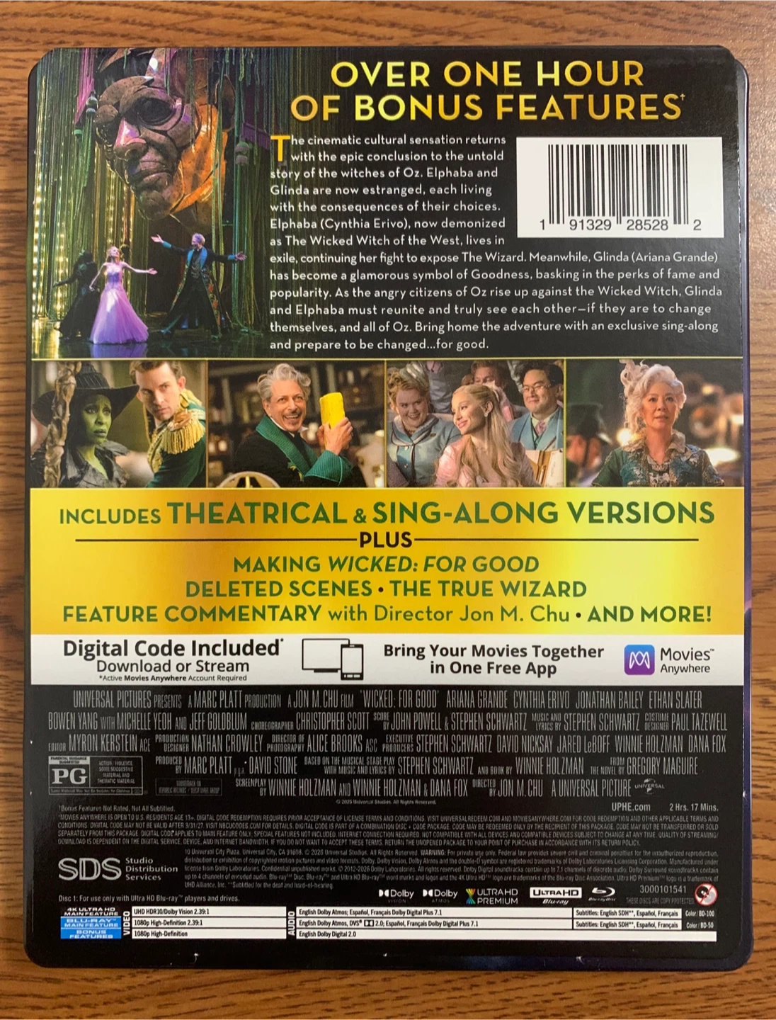 Wicked: For Good (Walmart Exclusive) [LE Steelbook] 4K UHD… - photo 2