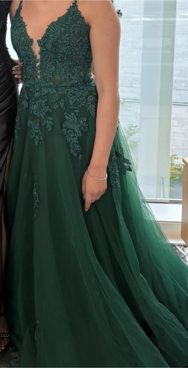 Emerald Green Prom Dress - photo 2