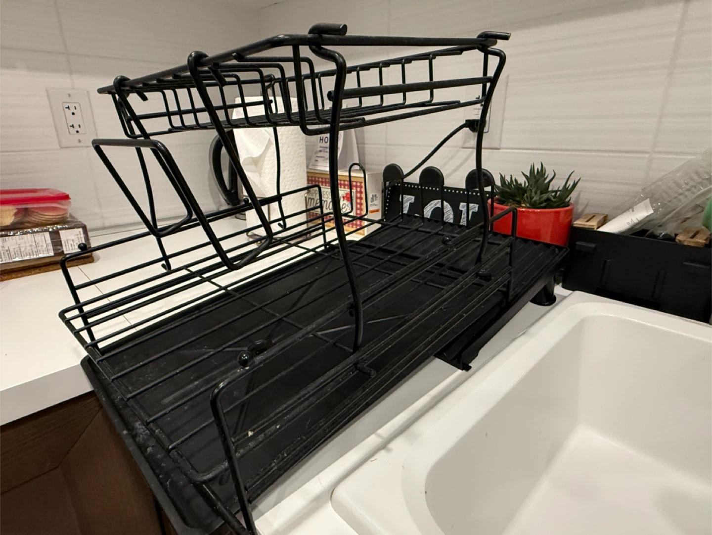 Black Dish Drying Rack - photo 4