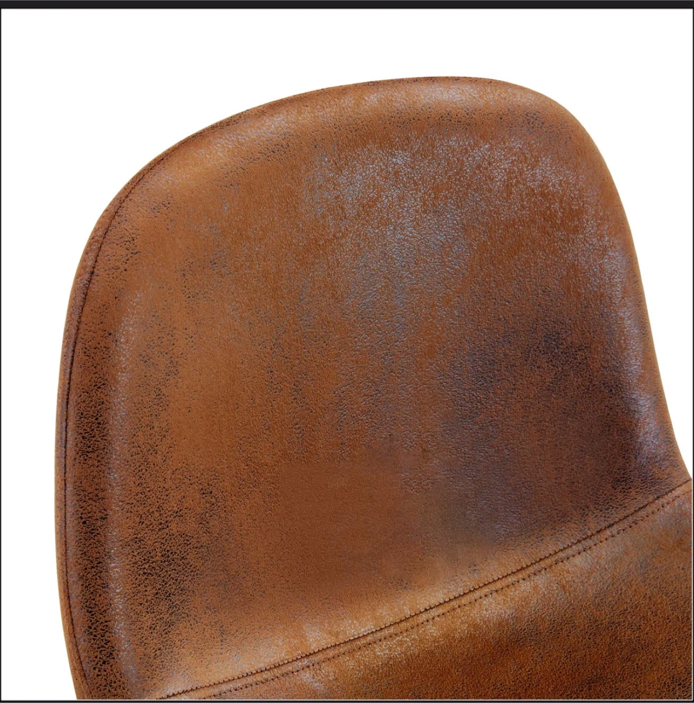Brown Faux Leather Bar Stools - New in Box! 2 pieces - photo 3