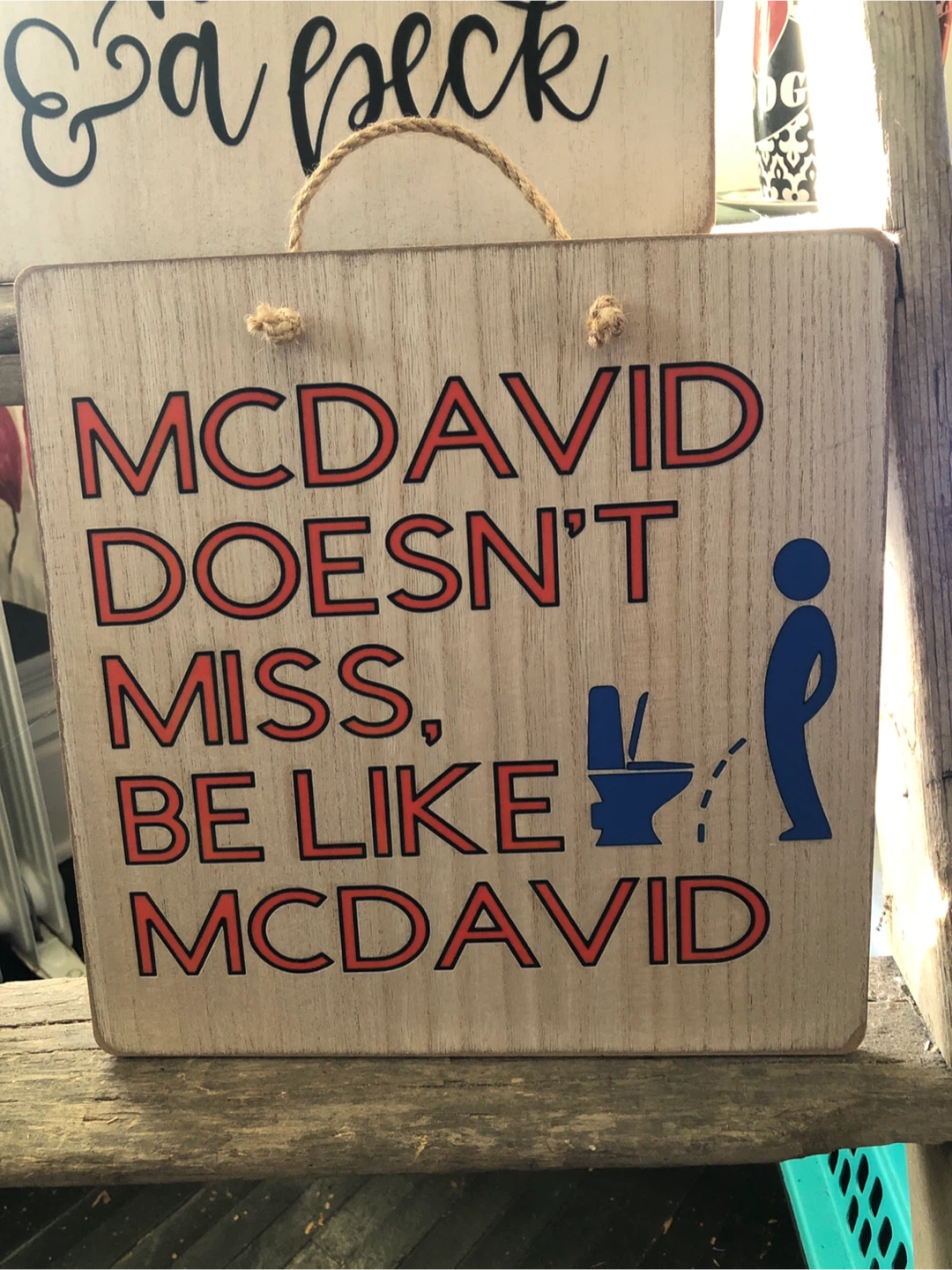 Wooden 'I Love You' & McDavid Signs - photo 3