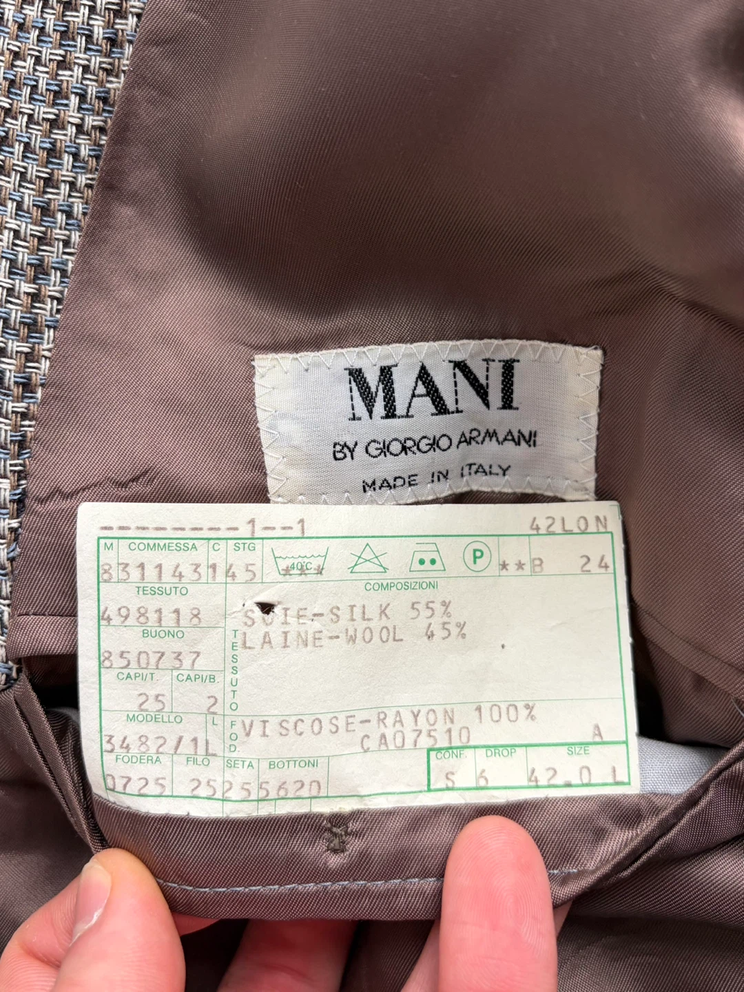 Mani by Giorgio Armani sport coat Size 42 - photo 4