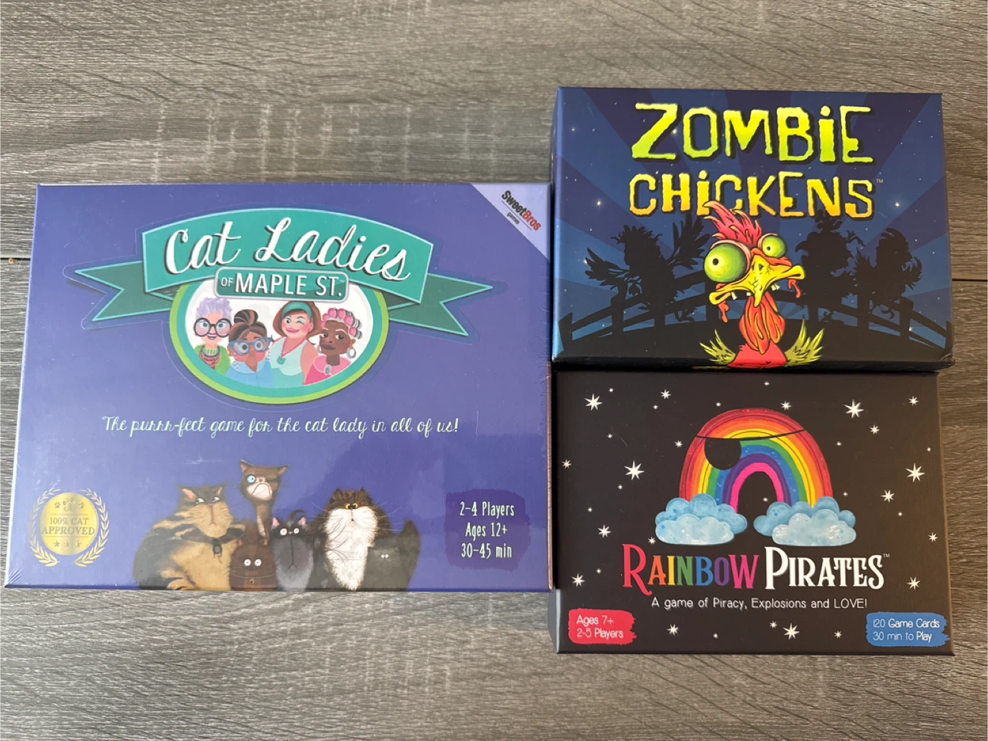 zombie chickens, rainbow pirates & cat ladies of Maple St.