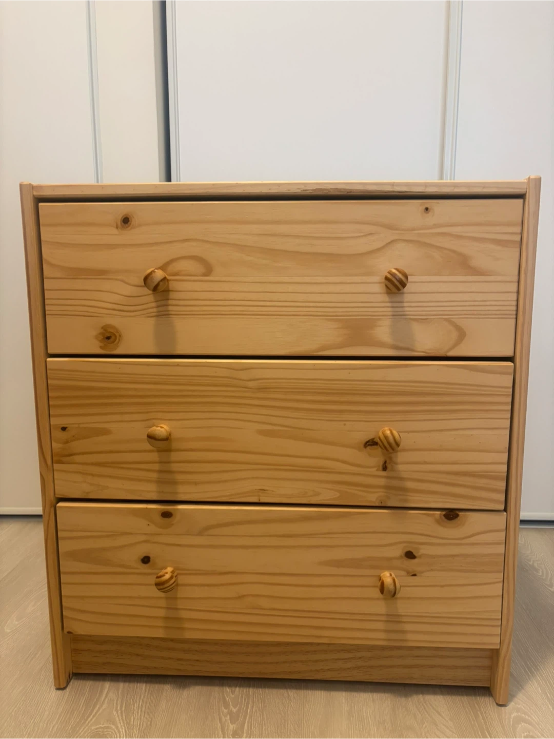 IKEA Rasta 3-Drawer Chest - Solid Wood